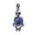 Skull Pendant Lapis Lazuli Healing Crystal Beads